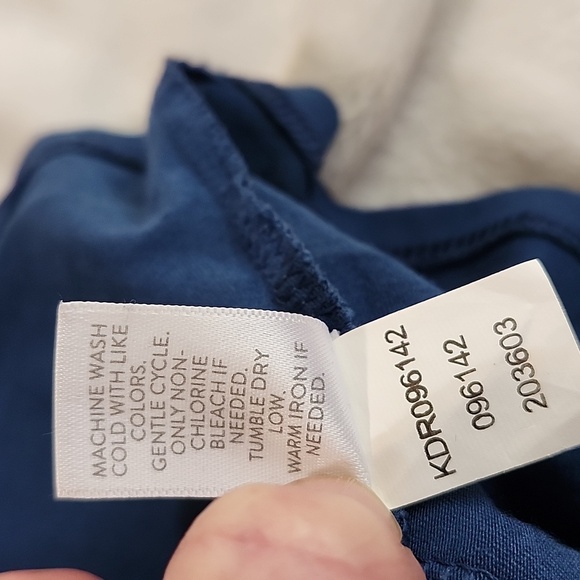 JJill soft jersey knit midi dress button down sleeveless with collar siz…‎ - Picture 8 of 9